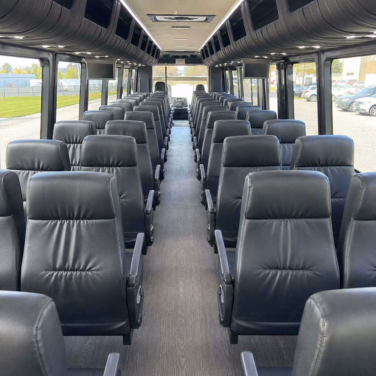 bus rentals for oceanside wedding weekends with airport transfers included