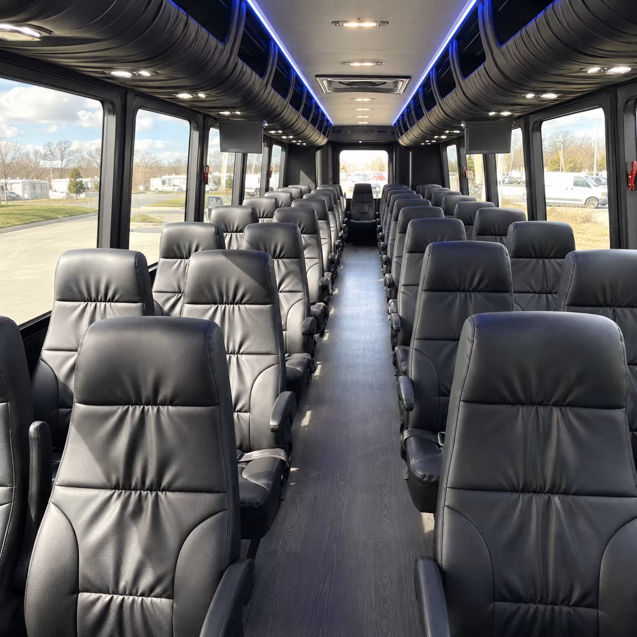 charter buses for large wedding groups traveling along the sr 76 corridor