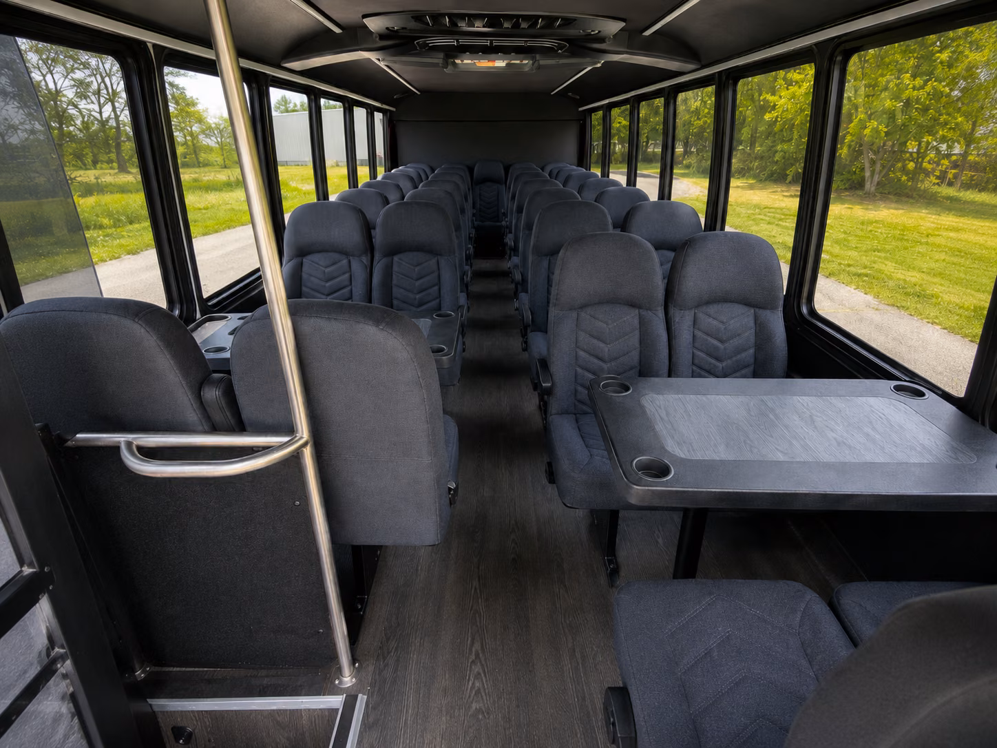 oceanside 15 passenger minibus inside