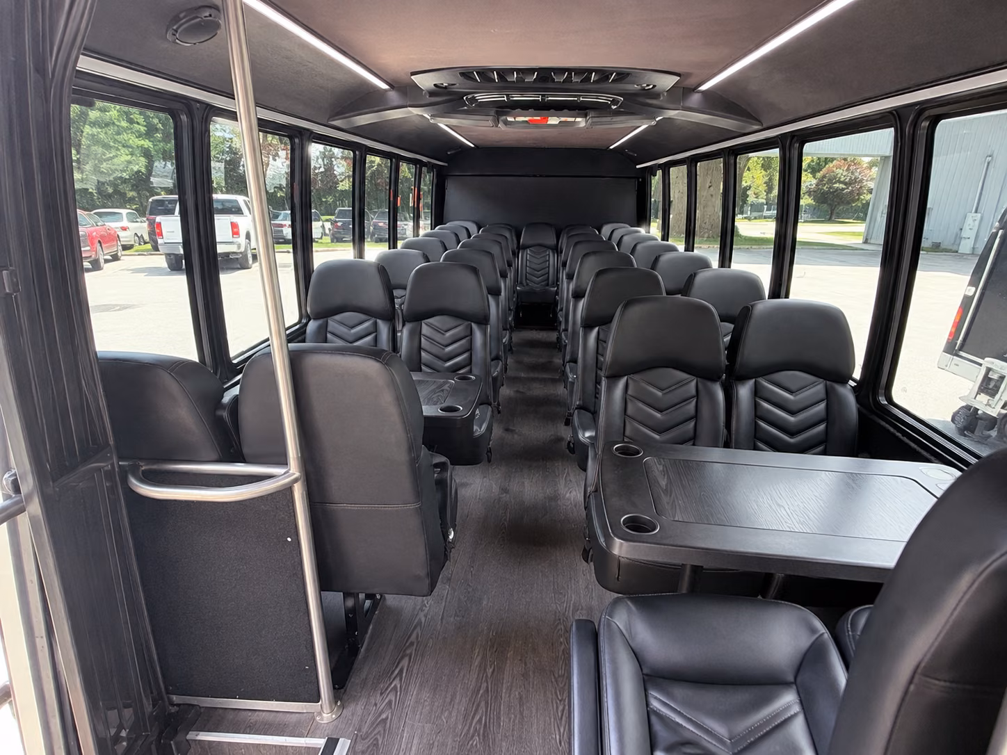 oceanside 15 passenger minibus interior