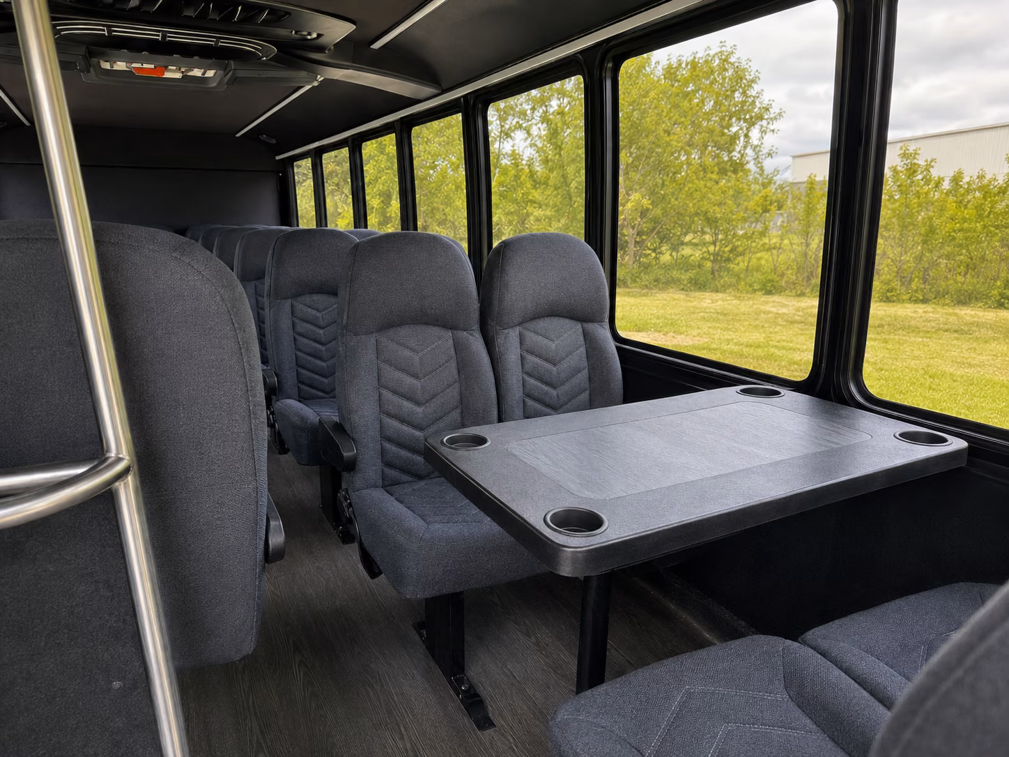 oceanside 20 passenger minibus inside