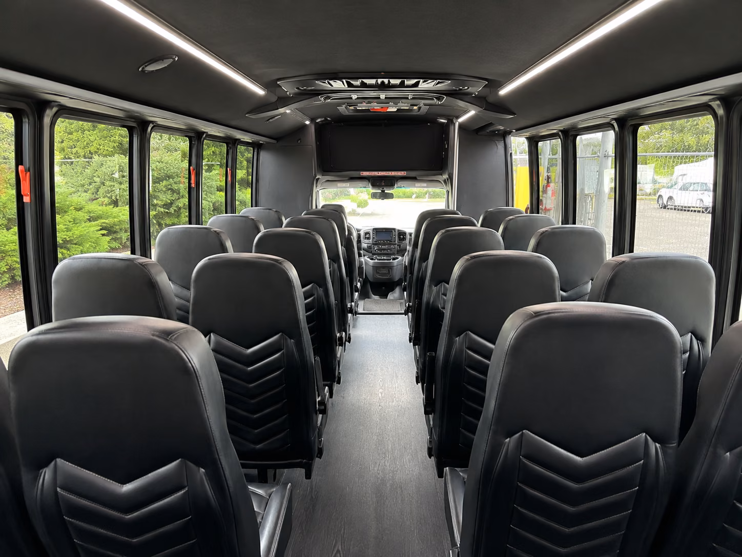 oceanside 20 passenger minibus interior
