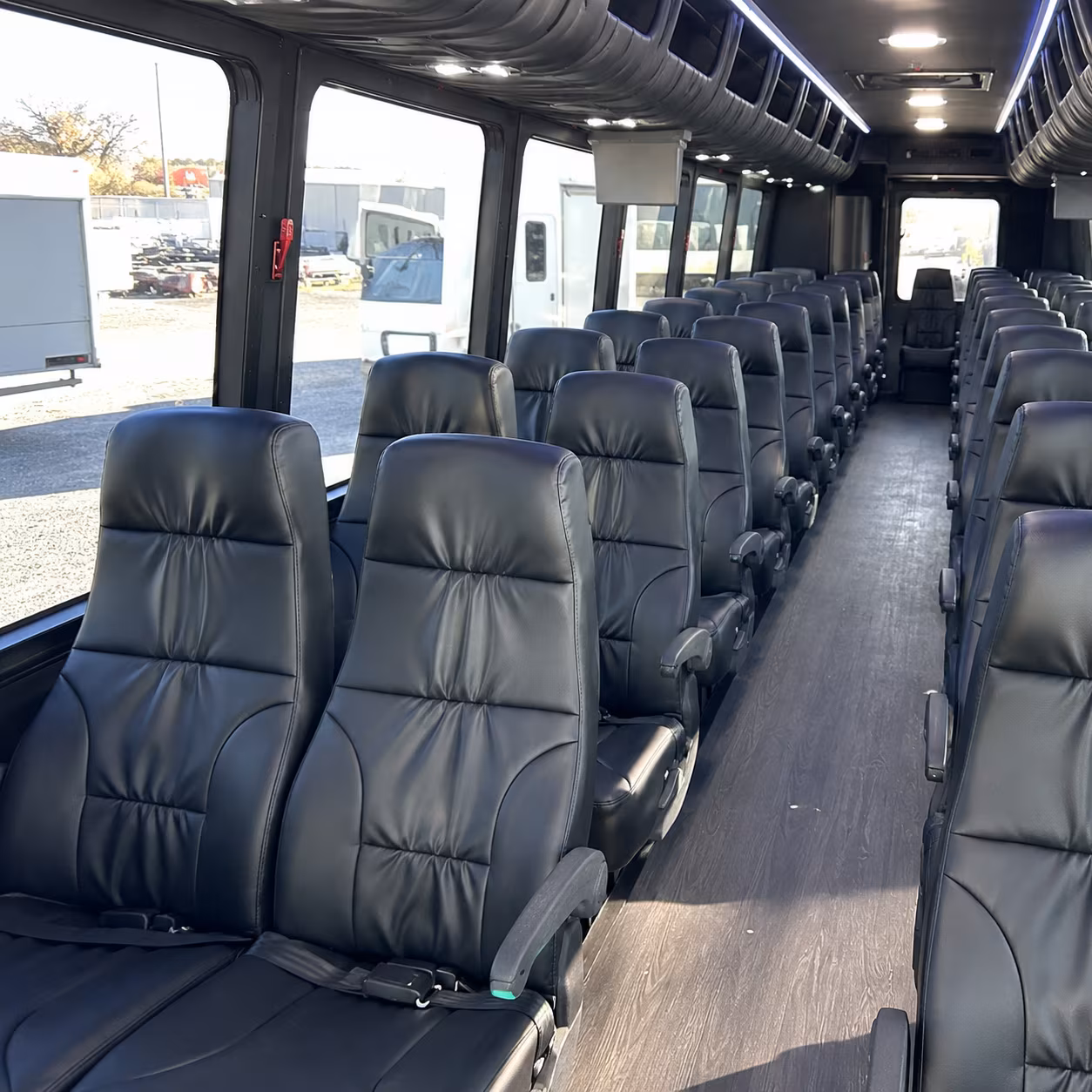oceanside 25 passenger minibus inside