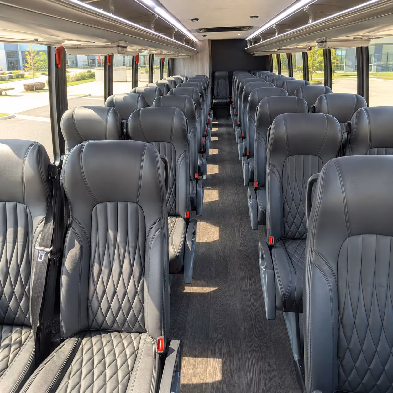 oceanside 28 passenger minibus interior