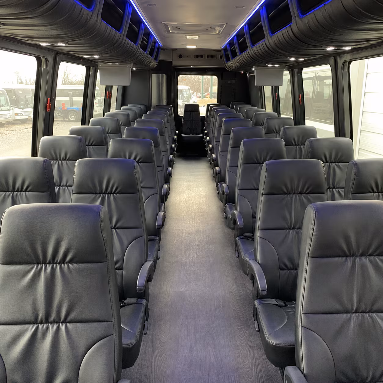oceanside 30 passenger minibus interior