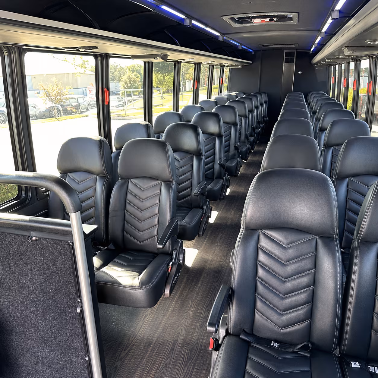 oceanside 35 passenger minibus interior